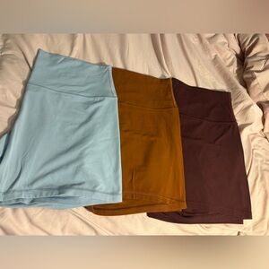 Set of Three Align Shorts